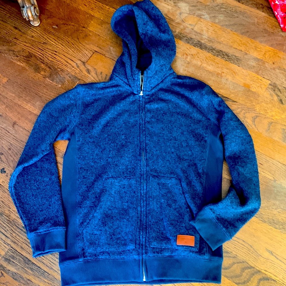 Navy Quicksilver hooded zip-up